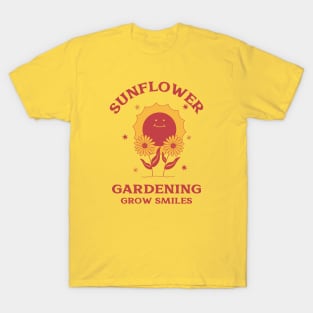 Sunflower Gardening T-Shirt